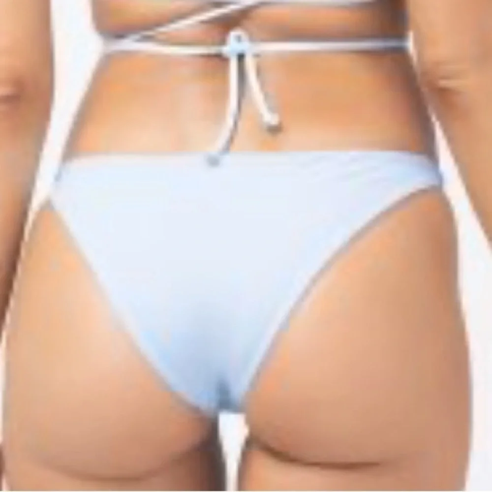 L*Space NWT Sky Blue Maggie Bikini Top + Camacho Bottom Classic Swimsuit‎ XL